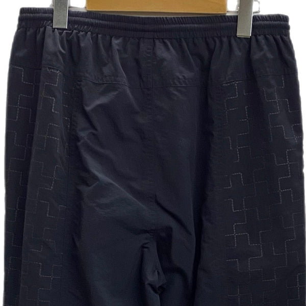 ブルーブルー BLUE BLUE ナイロンリフレクタープリント ウォームアップパンツ 1002168 ボトムスその他 ブラック 2サイズ 201MB-868