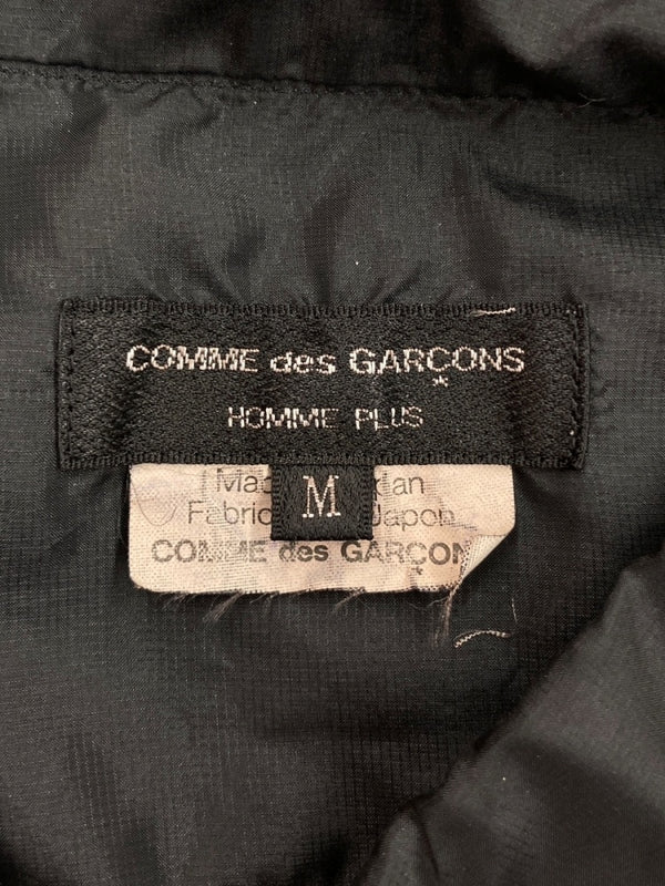 コムデギャルソン COMME des GARCONS HOMME PLUS L/S SHIRT 切替 シャツ 長袖 ブラウス 薄手 灰 黒 PM-B007 長袖シャツ 無地 グレー Mサイズ 104MT-1565