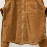 ステューシー STUSSY 22AW Wide Wale Cord Zip コーデュロイ ワーク 1110243 ジャケット ブラウン XLサイズ 201MT-4159