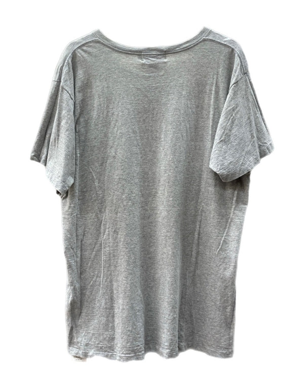 ダブルアールエル RRL 90s COWBOY T-SHIRT カウボーイ Tシャツ ロデオ 半袖 USA製 三ツ星タグ Ralph Lauren 灰 Tシャツ プリント グレー 2XLサイズ 104MT-1484