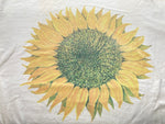 ヴィンテージ VINTAGE ITEM 90's All Sport sunflower ヒマワリ 花 植物 アートT USA製 袖 裾 シングル 生成り XL Tシャツ プリント ベージュ 104MT-254