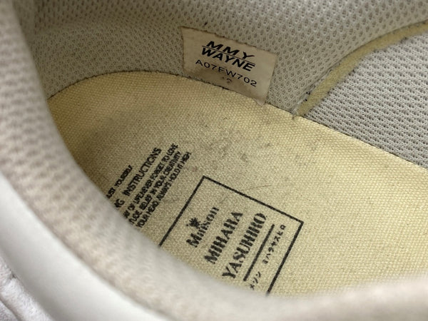 メゾンミハラヤスヒロ Maison MIHARA YASUHIRO WAYNE OG Sole Leather Low-top Sneaker ウェイン ローカット スニーカー MMY シューズ 白 A07FW702 メンズ靴 スニーカー ホワイト サイズ 42 104S-907