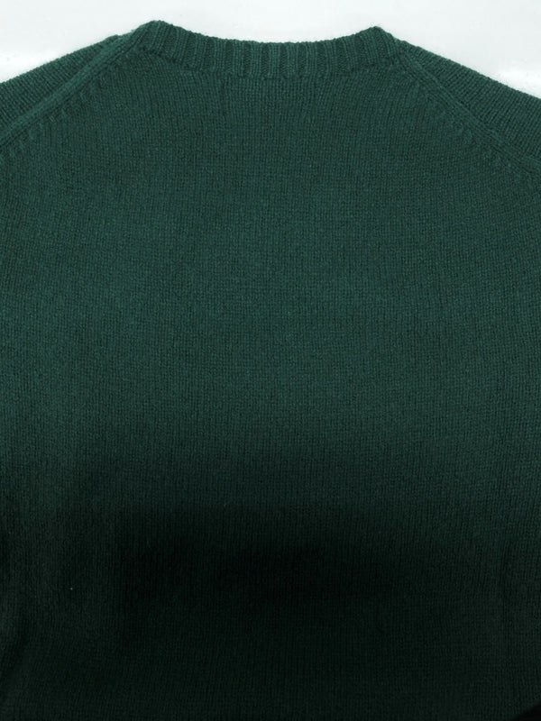 ラルフローレン RalphLauren POLO BEAR SWEATER ポロ ベア セーター クルーネック 刺繍 薄手 長袖 ニット 緑 セーター ロゴ グリーン Sサイズ 104MT-2302