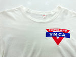 チャンピオン Champion 60's VINTAGE ヴィンテージ C中 ランタグ 染み込み YMCA シングルステッチ 白 Tシャツ プリント ホワイト Lサイズ 104MT-349