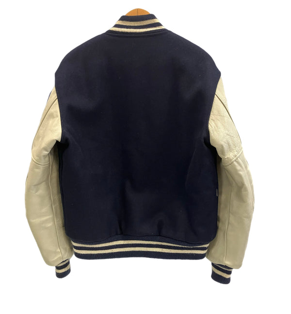 バトウィン BUTWIN 60~70年代 60's 70's スタジャン 袖レザー アワードジャケット バーシティジャケット VINTAGE ヴィンテージ MADE IN USA アメリカ製 40 ジャケット ネイビー 101MT-5231