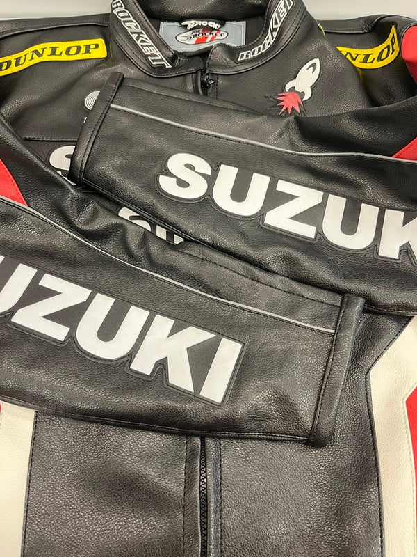 ロケット ROCKET Suzuki スズキ ヨシムラ レザージャケット バイカージャケット レーシングジャケット ジャケット マルチカラー Lサイズ 101MT-5219