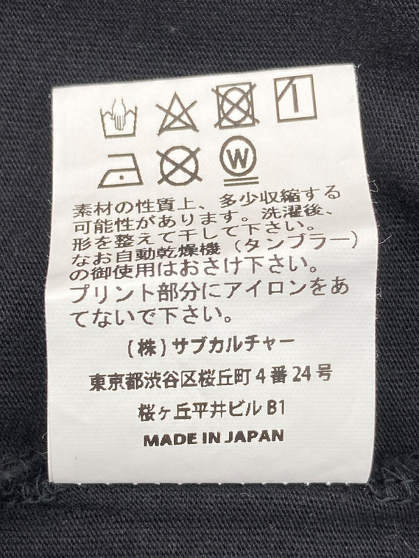 サブカルチャー Subculture Twin Eagle T-Shirt ツウィン イーグル Tシャツ クルーネック 黒 サイズ3 Tシャツ プリント ブラック 104MT-1493