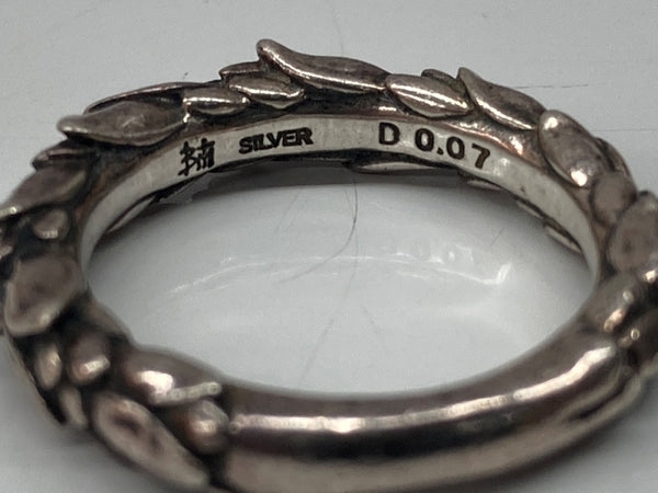 ブラッディマリー  Bloody Mary Snowdrop スノードロップ リング 花 植物 ダイヤ 指輪 BM 925 銀 メンズジュエリー・アクセサリー 指輪・リング 総柄 シルバー 104A-53