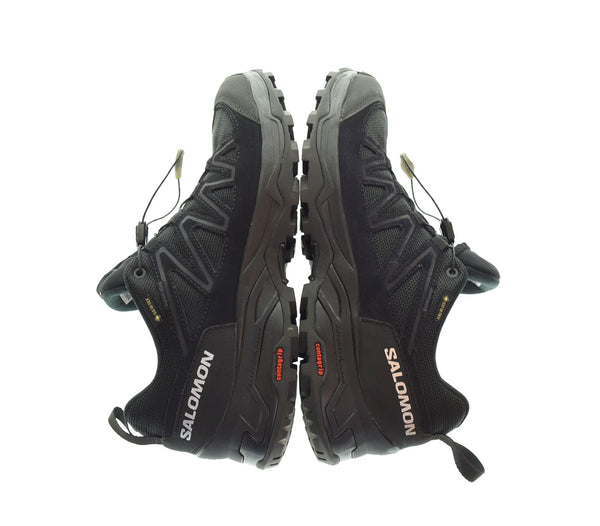 サロモン SALOMON X WARD LEATHER GTX ワードレザー ゴアテックス GORE-TEX 471823 メンズ靴 スニーカー ブラック 26.5cm 103S-1187