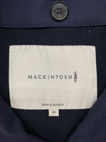 マッキントッシュ MACKINTOSH INK BONDED COTTON SHORT COAT ボンディド コットン ショート コート ステンカラー 紺 サイズ 40 コート 無地 ネイビー 104MT-503