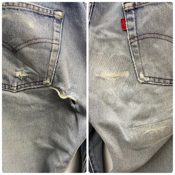 【曜日割引対象外】 リーバイス Levi's 80's 501 赤耳 USA製 デニム ブルー W32サイズ 201MB-1158 VB