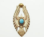 アリゾナフリーダム ARIZONA FREEDOM K18 アクセサリー ペンダント トップ ネックレス イーグル ターコイズ シルバー925 メンズジュエリー・アクセサリー ペンダントトップ シルバー 103G-118