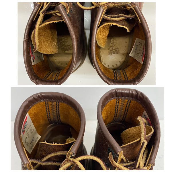 【曜日割引対象外】 レッドウィング RED WING アイリッシュセッター CLASSIC MOC TOE USA製 9D 1907 メンズ靴 ブーツ ワーク ブラウン 27cmサイズ 201-shoes1560 VB