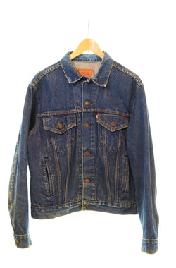 リーバイス Levi's 80's USA製 Denim Trucker Jacket デニムジャケット 青 70506-0216 44 ジャケット ブルー 103MT-1123