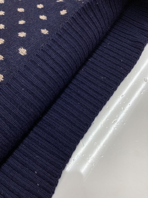 ダブルアールエル RRL 90s NORDIC SWEATER ノルディック セーター ニット トナカイ柄 三ツ星タグ Ralph Lauren 紺 セーター 総柄 ネイビー Lサイズ 104MT-2069