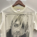 【曜日割引対象外】 オニータ ONEITA 90's ニルヴァーナ カートコバーン KURT COBAIN 追悼 USA製 Tシャツ ホワイト Mサイズ 201MT-4047 VB