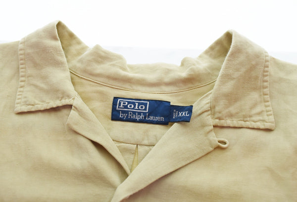 ラルフローレン RalphLauren Polo Ralph Lauren Open Collar シャツ オープンカラーシャツ 半袖シャツ 開襟シャツ XXL 半袖シャツ ブラウン 3Lサイズ 103MT-2662