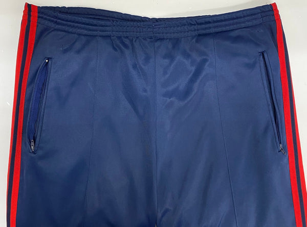 【曜日割引対象外】 アディダス adidas 70's~ VENTEX フランス製 ジャージ トラックパンツ ネイビー 201MB-1046 VB