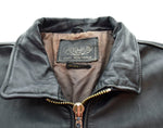 ヴィンテージ vintage 70s 80s Pilot Leather Jacket パイロット レザージャケット 黒 ジャケット ブラック Lサイズ 103MT-1416