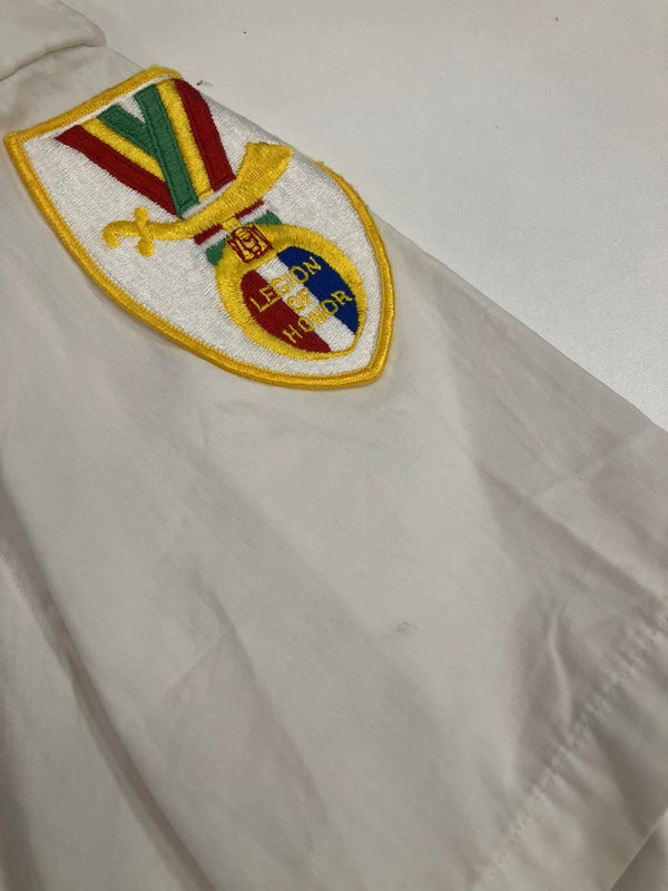 ヴィンテージ vintage 80's 80年代 Arrow BUGDAD LEGION OF HONOR  刺繍 MADE IN USA アメリカ製 16 半袖シャツ ホワイト Lサイズ 101MT-4797