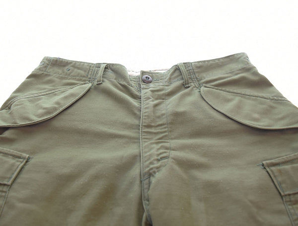 ミリタリー Military 60s アメリカ軍 M-65 フィールドカーゴパンツ 60's RAPIDジッパー DSA-100-67-C-1276 カーゴパンツ カーキ 103MB-512