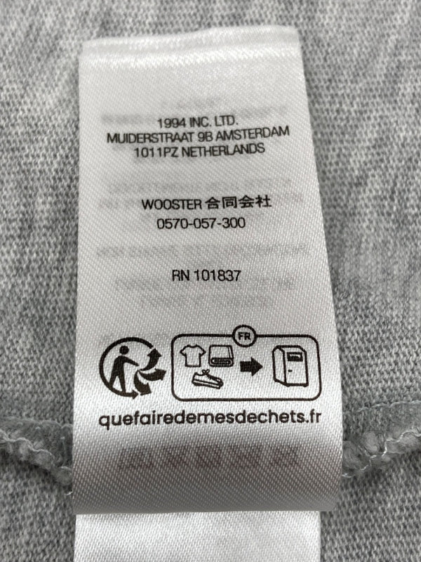 シュプリーム SUPREME Old English L/S Top オールド イングリッシュ ロゴ 長袖 カットソー ロンT 灰 ロンT 刺繍 グレー Mサイズ 104MT-1526