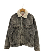 リーバイス Levi's 80s 80's ブラックデニムボアジャケット USA製 ヴィンテージ 黒 70609-0253 ジャケット ブラック Mサイズ 101MT-5293