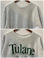 【曜日割引対象外】 チャンピオン Champion 90's REVERSE WEAVE USA製 Tulane Medical スウェット グレー 2XLサイズ 201MT-2912 VB