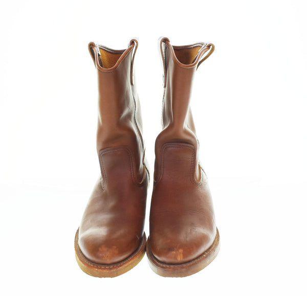 レッドウィング RED WING 90年代 Pecos Boot ペコスブーツ 1155 メンズ靴 ブーツ ペコスタイプ ブラウン 7 25cm 103S-1149