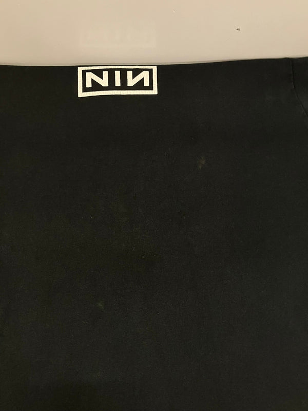 バンド band 90's 90s ALL SPORT Nine inch nails box logo ナインインチネイルズ ボックスロゴ Tシャツ ブラック Lサイズ 101MT-3198