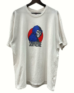 シュプリーム SUPREME 23SS Reaper Tee リーパー Tシャツ 死神 スカル 半袖カットソー クルーネック USA製 白 XL Tシャツ プリント ホワイト 104MT-423