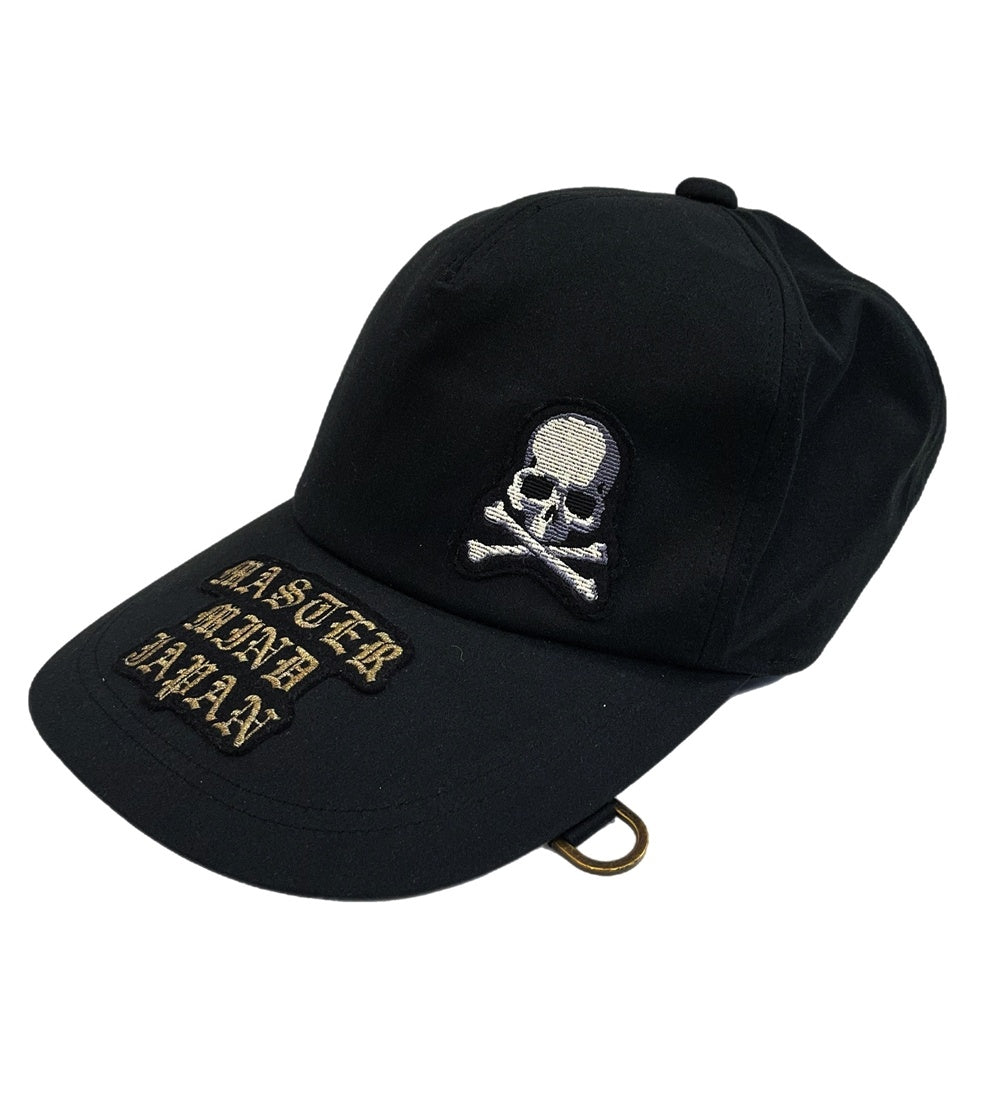 マスターマインド MASTERMIND ロゴ ワッペン スカル 黒 MT-CA01-03