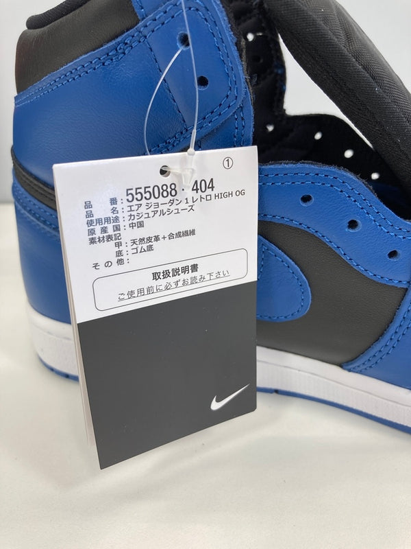 ジョーダン JORDAN Nike Air Jordan 1 Retro High OG Dark Marina Blue ナイキ エアジョーダン 1 レトロ ハイ OG ダークマリーナブルー 555088-404 メンズ靴 スニーカー ブラック 28cm 101sh-2021