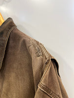 カーハート Carhartt FRライン フレームレジスタント トラディショナルコート ダックワークジャケット 茶 ボロ C26 DKB 2XL ジャケット ブラウン 3Lサイズ 101MT-4679