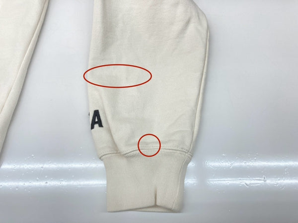 ウィンダンシー WIND AND SEA × ヒステリックグラマー HYSTERIC GLAMOUR ヒスシー CREW NECK SWEAT トレーナー クルーネック パイルロゴ BEIGE WDS-C-HYS-23-AP-Q1-17 スウェット ワンポイント ベージュ Mサイズ 104MT-1839