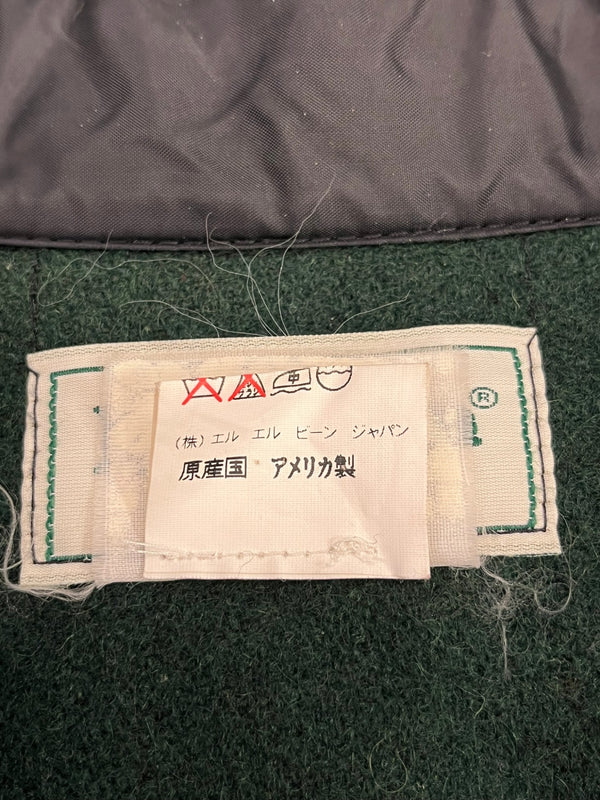 エルエルビーン L.L.Bean 70's 80's 70~80年代 ウールメルトン クルーザー ジャケット ハンティング ダブル マッキーノ ロガー vintage ヴィンテージ ジャケット グリーン 101MT-5365