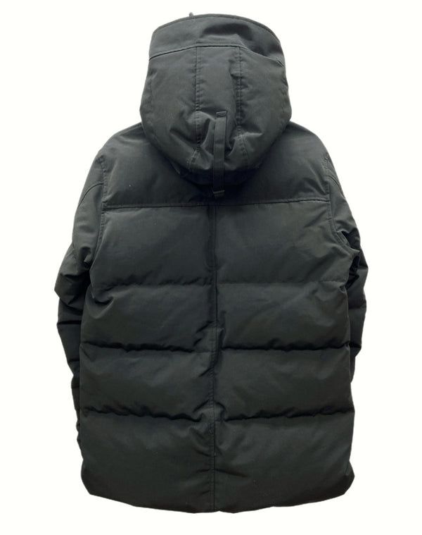 カナダグース CANADA GOOSE MACMILLAN PARKA マクミラン パーカー ダウン ジャケット アウター キルティング BLACK LABEL 黒 3804MB ジャケット ロゴ ブラック Mサイズ 104MT-889