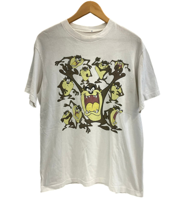 US US古着 LOONEY TUNES TAZ Tasmanian Devil ルーニー・テューンズ  タズマニアンデビル - Tシャツ ホワイト 101MT-3913
