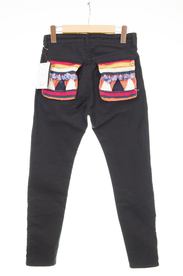 アンダーカバー UNDERCOVER 23AW トライバルポケット パンツ UP2C4503-1 ボトムスその他 ブラック 1 103MB-666