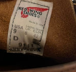 レッドウィング RED WING 6-inch Classic Round 6インチ クラシックラウンド ワークブーツ レザーブーツ 9111 メンズ靴 ブーツ ワーク ブラウン USA 9D 101sh-2319