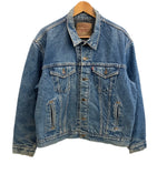 リーバイス Levi's 80’s～90's 80~90年代 ボタン裏527刻印  デニムジャケット Gジャン ブランケット付き MADE IN USA アメリカ製 VINTAGE ヴィンテージ 70506-0316 46 ジャケット ブルー Lサイズ 101MT-4762