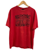 バンド band 90s 90's GIANT NO DOUBT MUSIC ノー・ダウト パンク ロック XL Tシャツ レッド LLサイズ 101MT-3507