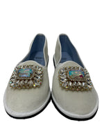 レジーネデルフォルテ Le Regine del Forte 装飾 フラットシューズ レディース靴 スリッポン ホワイト 37 601sh-17