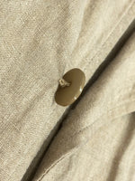 アーツアンドサイエンス ARTS&SCIENCE LINEN COAT リネン コート 麻 ロング丈 胸ポケット 薄茶 サイズ 3 コート 無地 ベージュ 104MT-1054