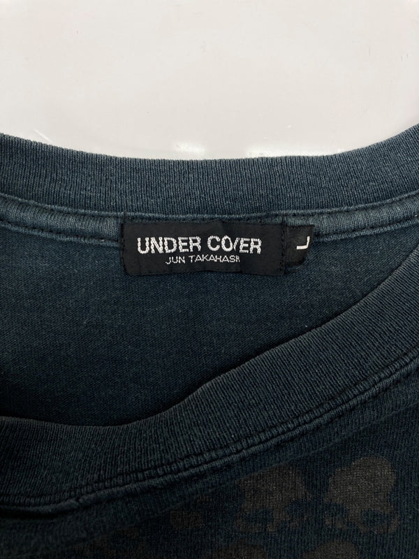 アンダーカバー UNDERCOVER 90s SKULL CROSS TEE スカル クロス Tシャツ ドクロ 骸骨 アーカイブ 半袖 黒 Tシャツ スカル ブラック Lサイズ 104MT-1894