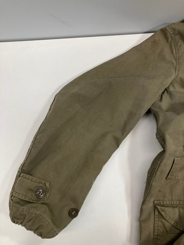 ミリタリー military 40’s～ 40年代～ US ARMY 米軍実物  M-47 コットンサテン オーバーコート フィールド モッズ パーカー VINTAGE ヴィンテージ ジャケット カーキ Sサイズ 101MT-5039