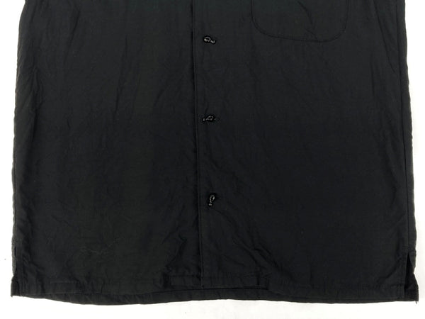 ヒステリックグラマー HYSTERIC GLAMOUR BOWLING SHIRT ボーリング シャツ チェーンステッチ アロハ オープンカラー 開襟 刺繍 半袖 黒 2AH-0240 半袖シャツ ロゴ ブラック Fサイズ 104MT-2333