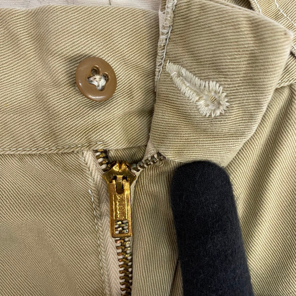 【曜日割引対象外】 ヴィンテージ vintage 60's ストア系ブランド WALDESジッパー チノパン ベージュ W36サイズ 201MB-1207 VB