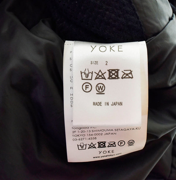 ヨーク YOKE 21AW ミリタリー パデッドジャケット 黒 YK21AW0240B 2 ジャケット ブラック 103MT-1155