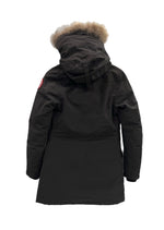 カナダグース CANADA GOOSE BRONTE PARKA ブロンテ ダウンコート サザビーリーグタグ ファーコート 黒 2603JL ジャケット ブラック XS 101LT-185